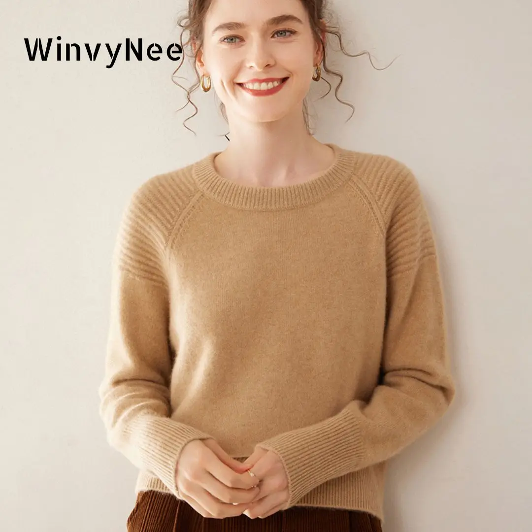 Cashmere Sweater Formal - Женские кашемировые шерстяные свитера WinvyNee с