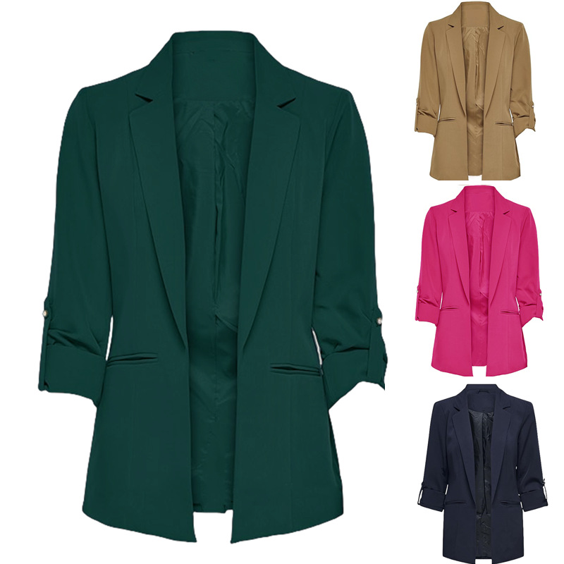 Women Formal Wear Options - 2025 весна осень новый темно-зеленый хаки