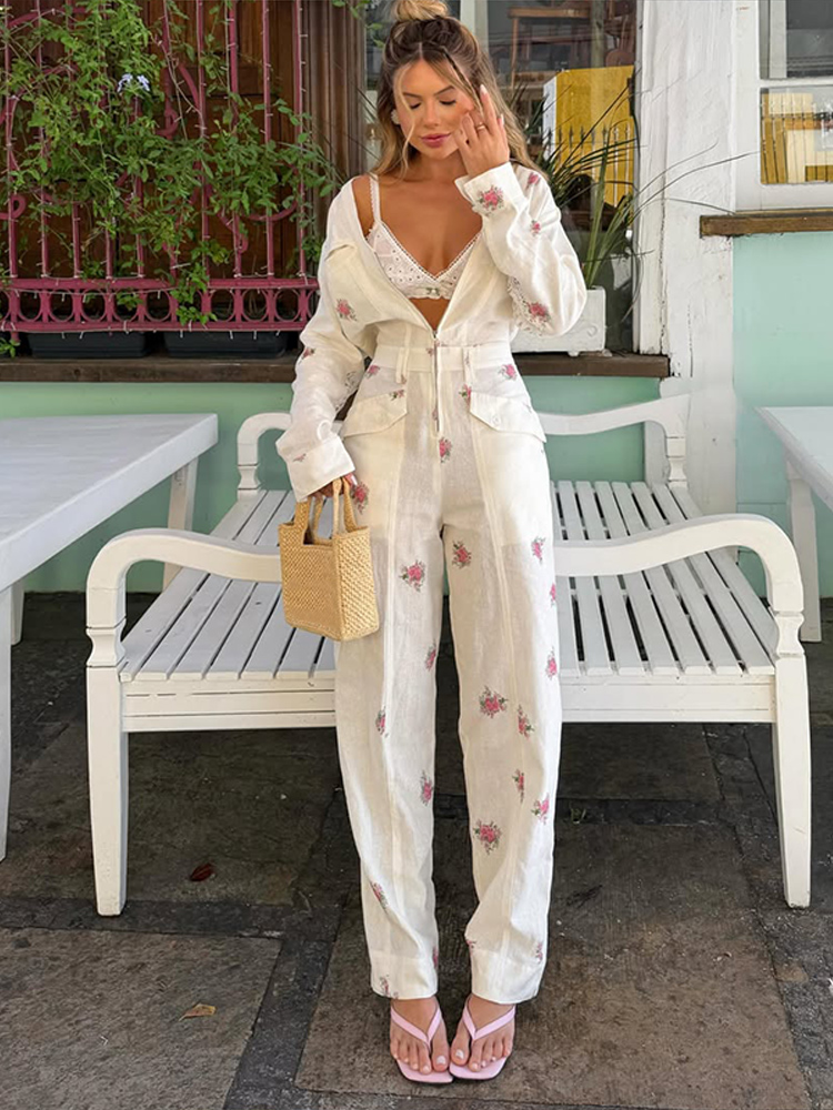 Women'S Formal Wear Jumpsuit - Новинка! Элегантный женский комбинезон с принтом,
