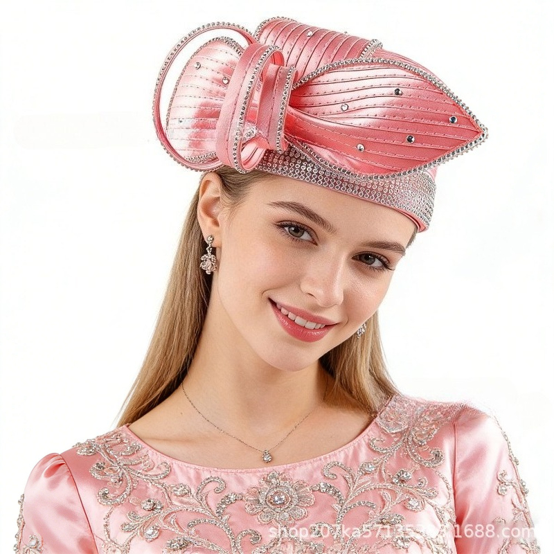 High End Women'S Formal Wear - Женские элитные шляпки-фасцинаторы с стразами для