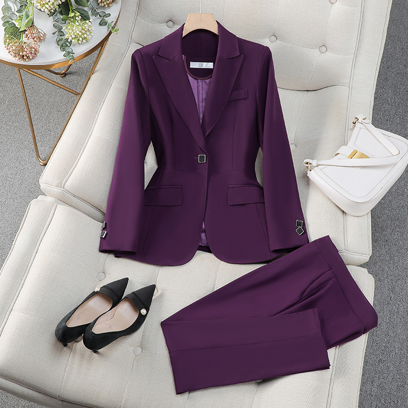 High End Women'S Formal Wear - Высококачественный профессиональный костюм, женский весенне-осенний пиджак