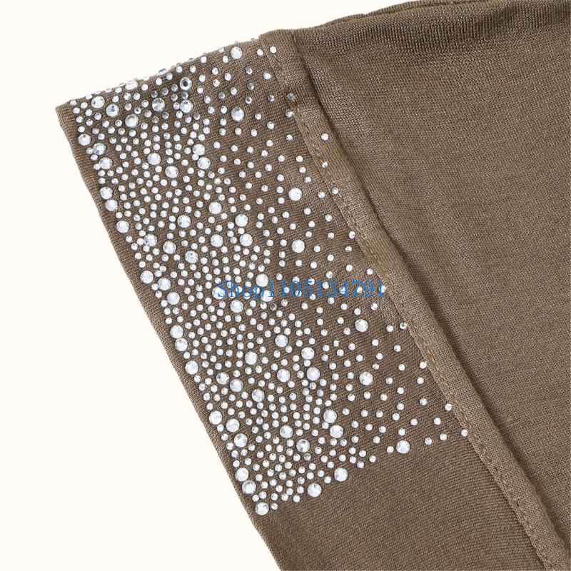 Women Formal Wear Hijab - 98 км элегантный декор со стразами,