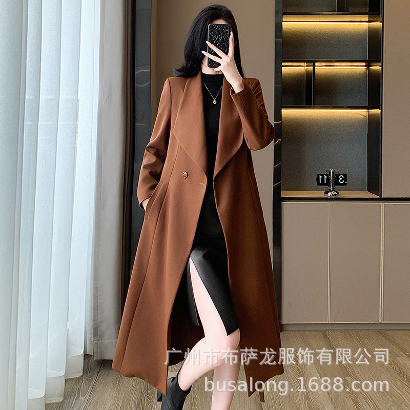 High End Women'S Formal Wear - Новое женское пальто-тренч 2025 года для