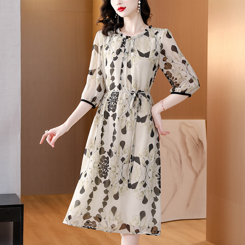 Women Formal Office Wear Tops - Летний пляжный миди-сарафан из белого шелка
