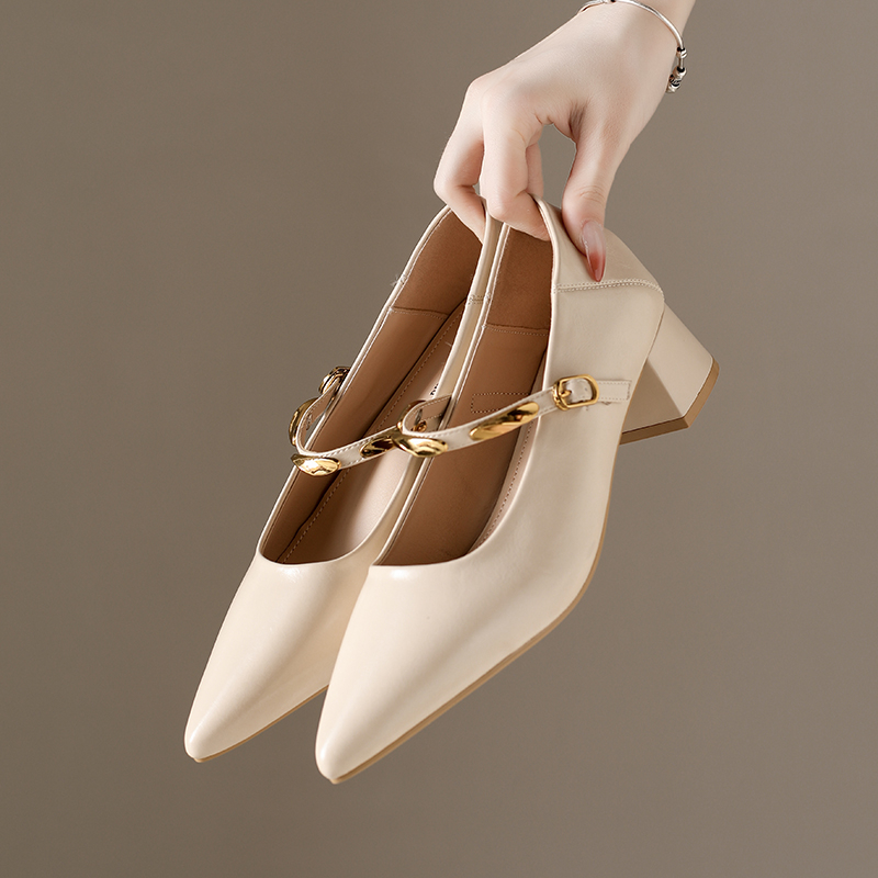 Pump Heel Block - Новый стиль, модные женские туфли Мэри