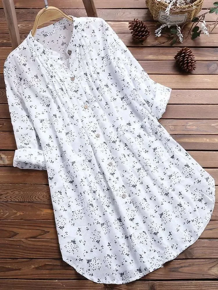Women'S Formal Wear Blouse - Женские рубашки больших размеров, новинка 2025