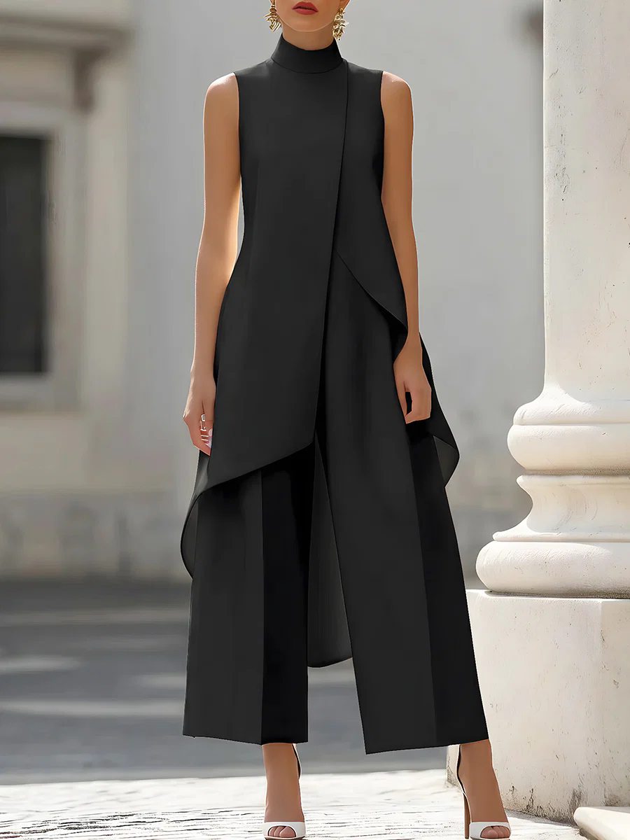 Women'S Formal Wear Jumpsuit - Элегантный вечерний комбинезон без рукавов с