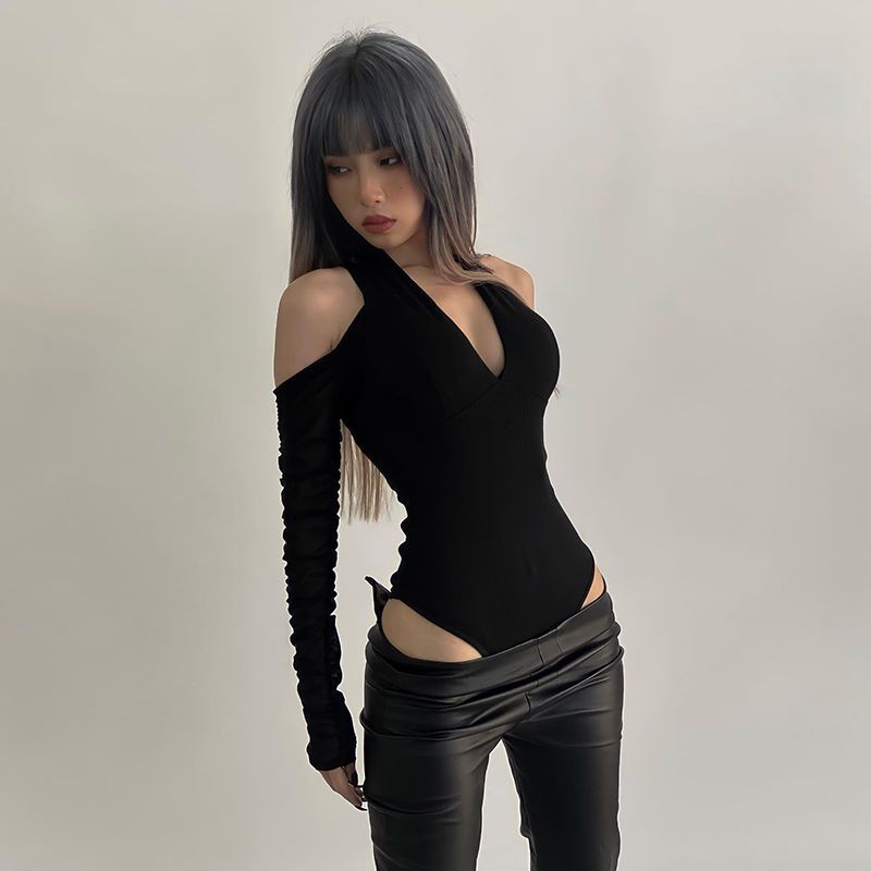 Women'S Formal Wear Jumpsuit - Женский сексуальный комбинезон с вырезами, длинными