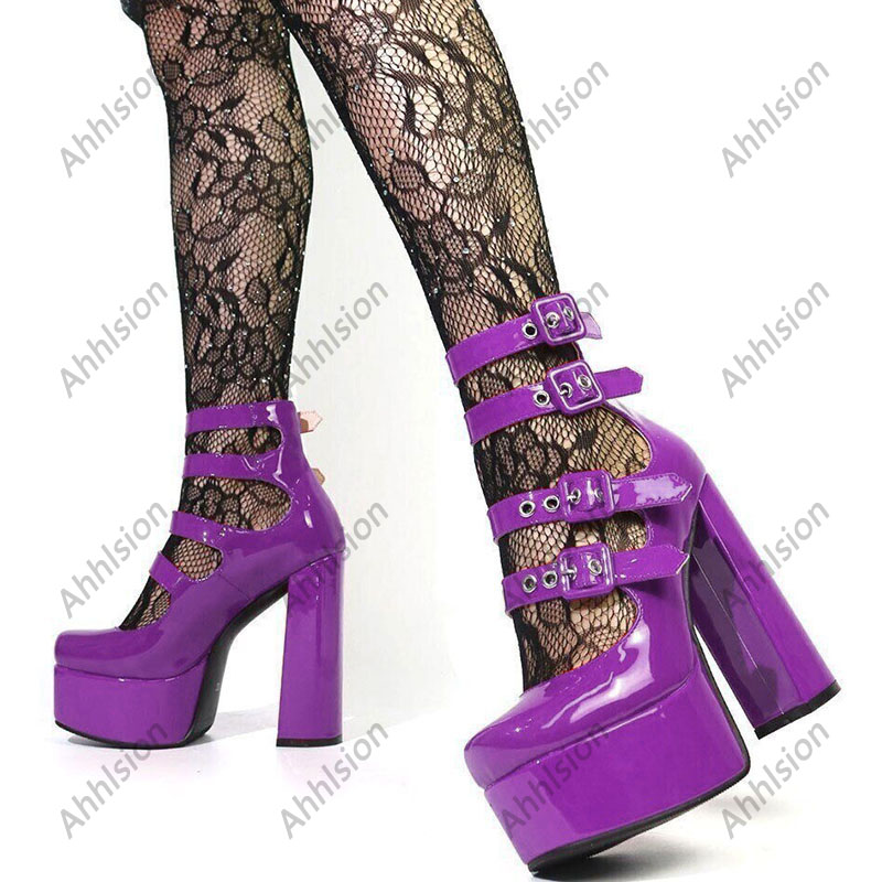Женские весенние туфли Ahhlsio – обзор и цена Pump Heel Block