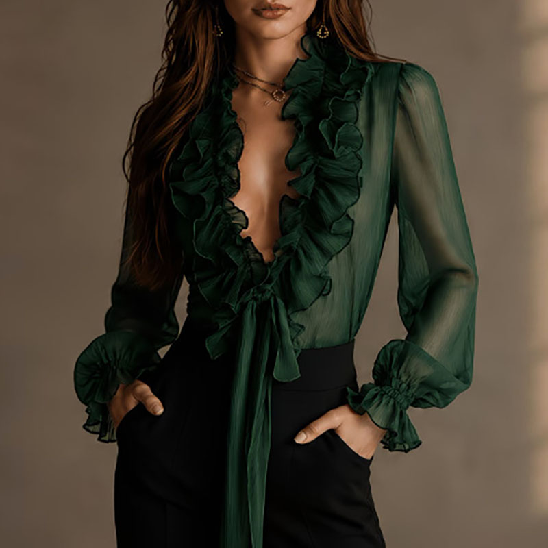 Элегантная женская однотонная  – обзор и цена Women'S Formal Wear Blouse