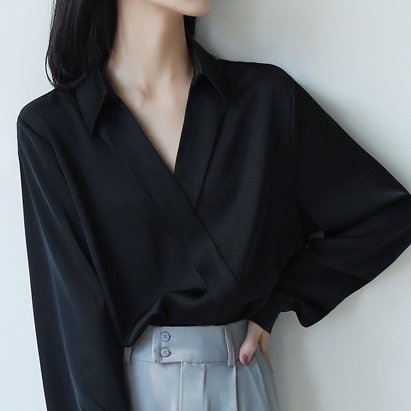 Женские черные шифоновые рубаш – обзор и цена Women'S Formal Wear Blouse
