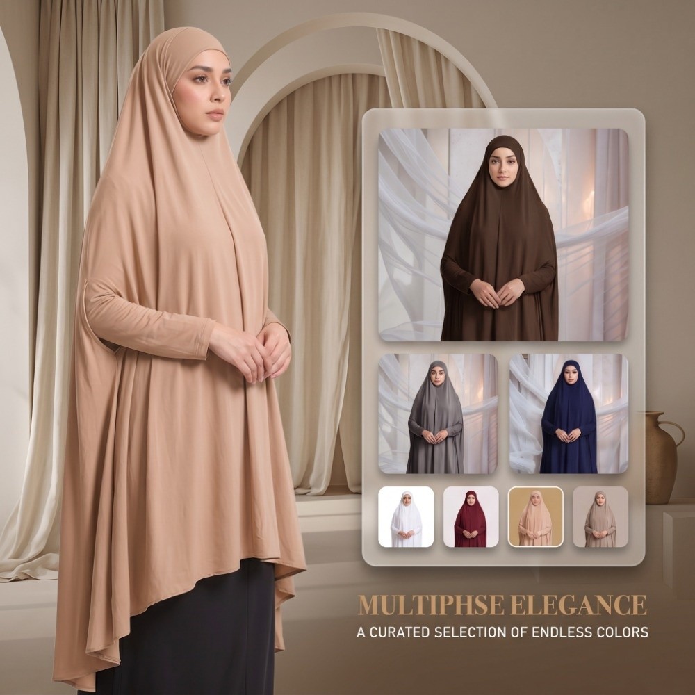Кафтан, однотонная мусульманск – обзор и цена Women Formal Wear Hijab