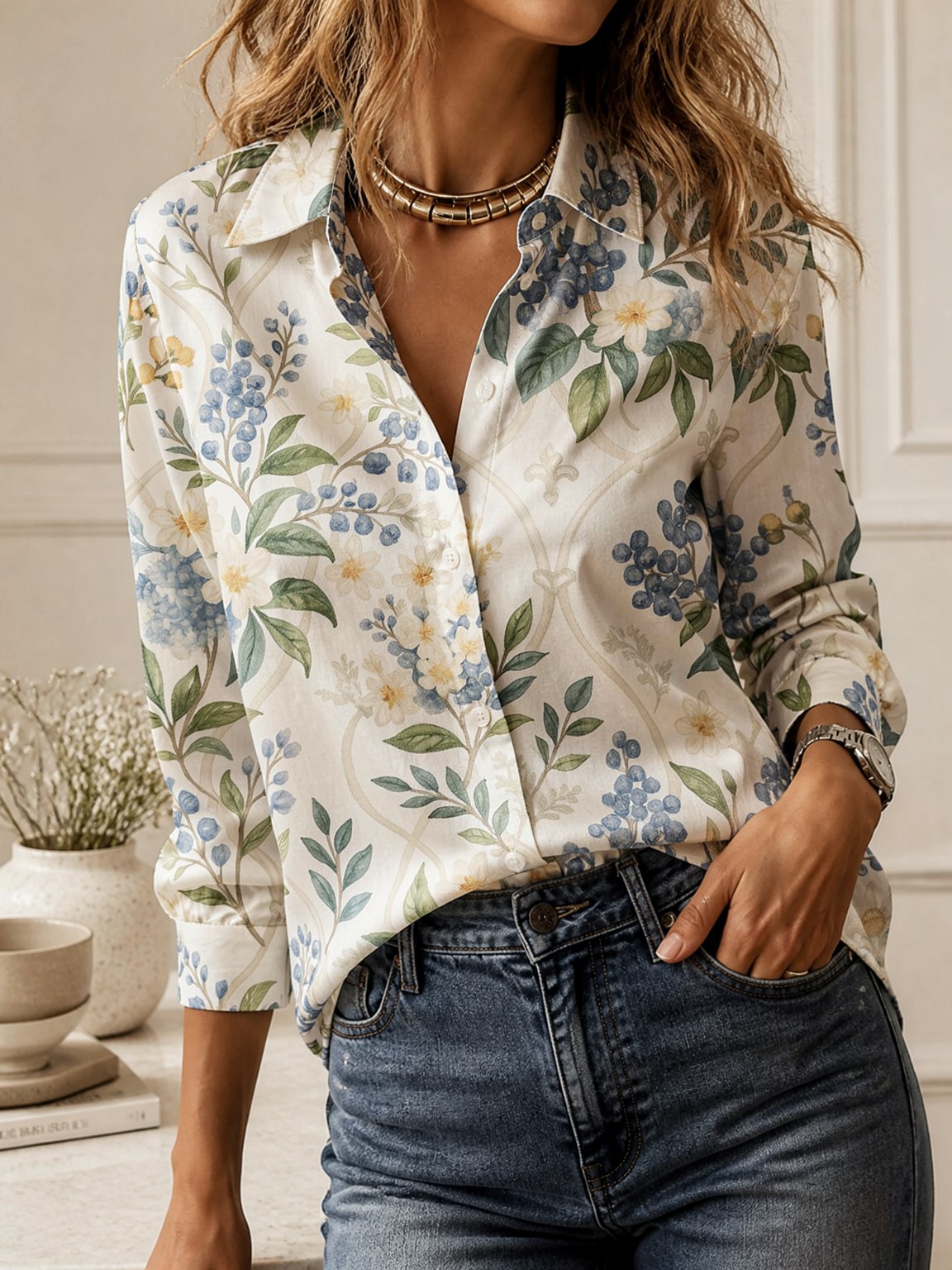Повседневная универсальная блу – обзор и цена Women'S Formal Wear Blouse
