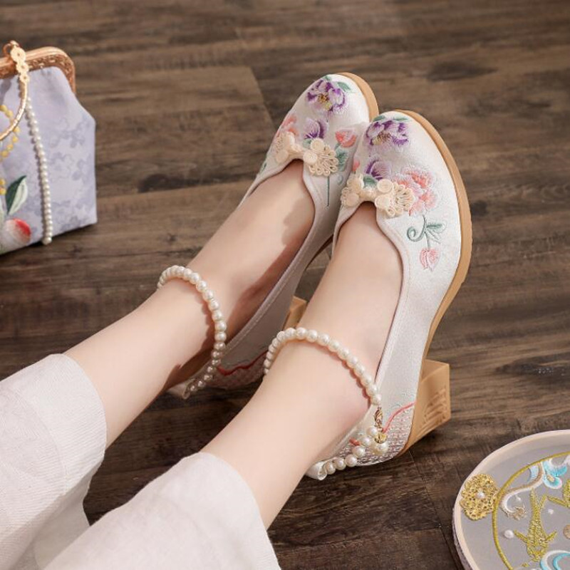 Женские винтажные туфли-лодочк – обзор и цена Pump Heel Block
