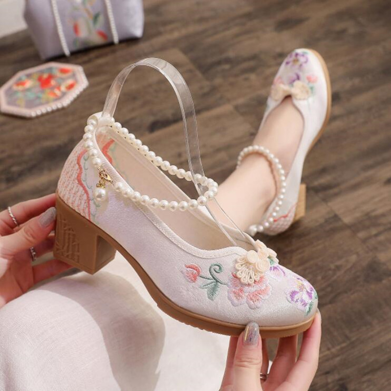 Женские винтажные туфли-лодочк – обзор и цена Pump Heel Block