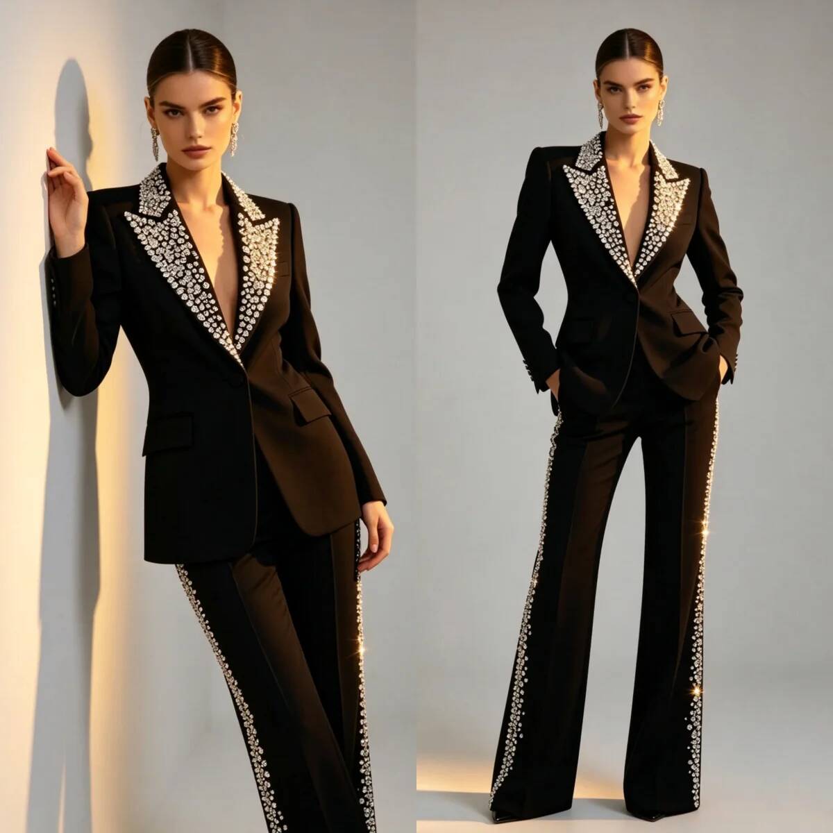 Модный костюм из 2 предметов с – обзор и цена Women'S Formal Wear Plus Size
