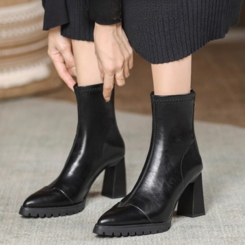 Французские узкие ботинки с ос – обзор и цена Pump Heel Block