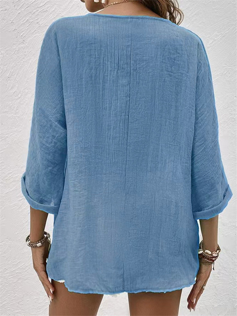 Элегантная однотонная блузка н – обзор и цена Women'S Formal Wear Blouse