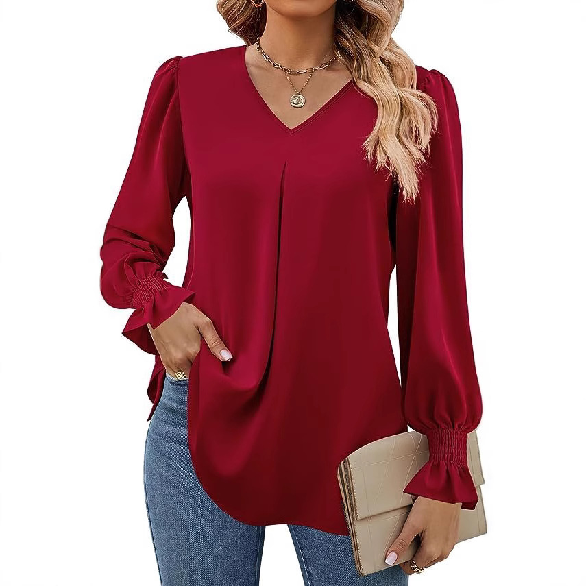 Женская рубашка с длинным рука – обзор и цена Women'S Formal Wear Blouse