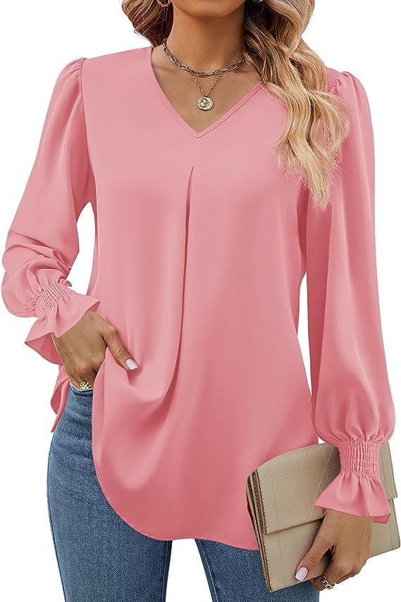 Женская рубашка с длинным рука – обзор и цена Women'S Formal Wear Blouse