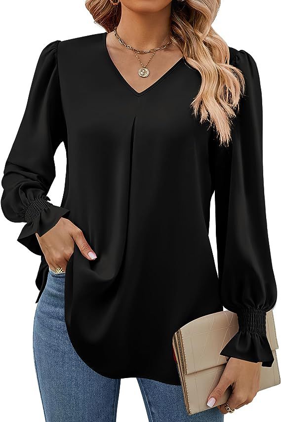 Женская рубашка с длинным рука – обзор и цена Women'S Formal Wear Blouse