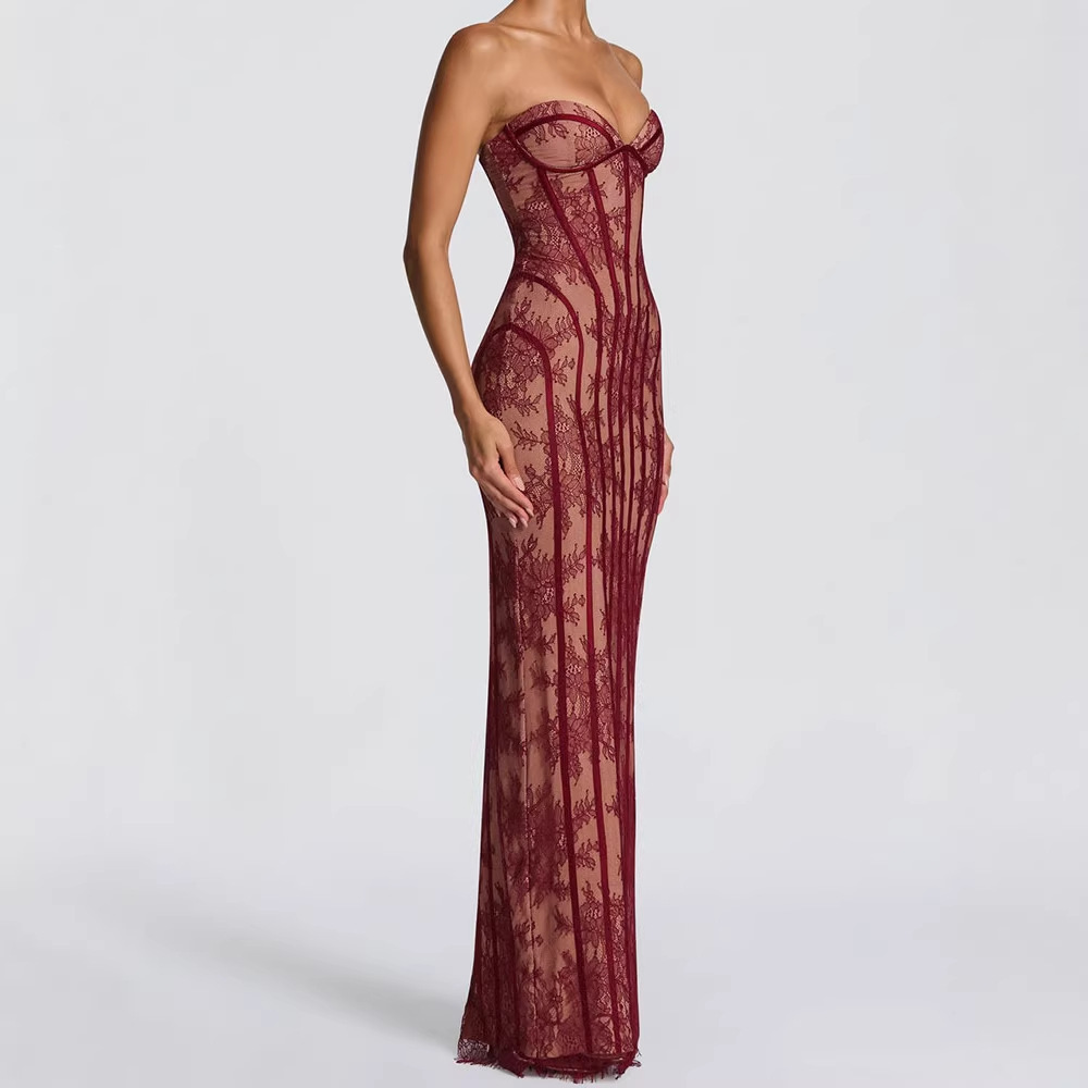 Платье макси без бретелек обле – обзор и цена Women Formal Wear For Summer
