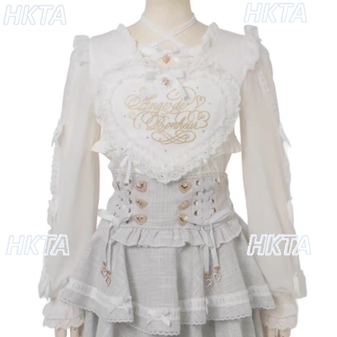 Японские новые милые розово-бе – обзор и цена Women'S Formal Wear Blouse